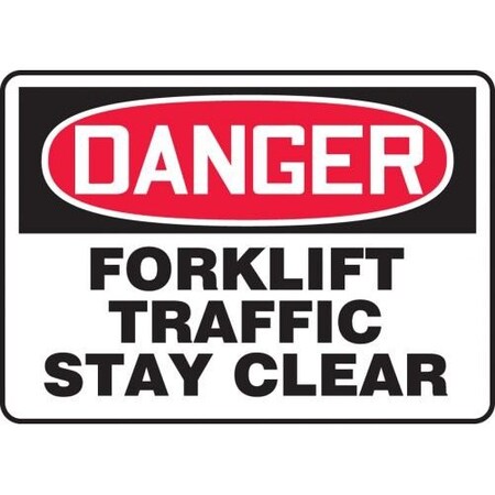 OSHA DANGER Safety Sign FORKLIFT MVHR011XP